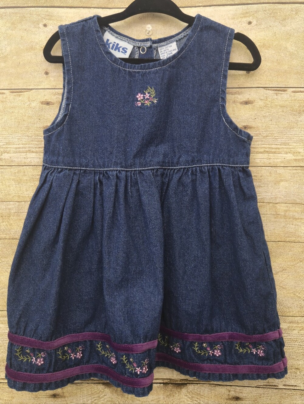 Kiks Denim Dress Size 24 Months